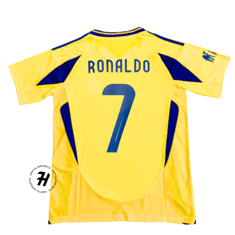 Camisa Al-Nassr Home 24/25 - Torcedor Masculina - PERSONALIZAÇÃO CR7