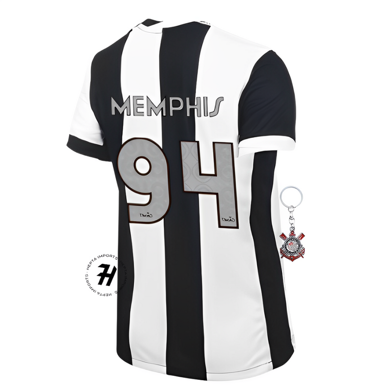 Camisa Corinthians Third 2024/25 - Memphis 94 + Chaveiro de Brinde - Masculina Torcedor