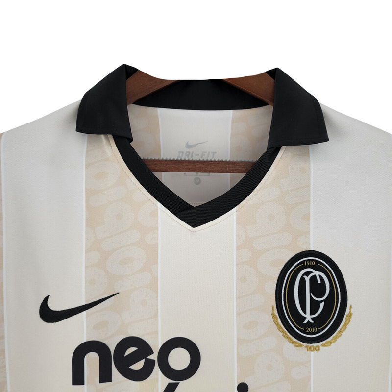 Camisa Retrô Corinthians 2010 Centenário Torcedor Nike