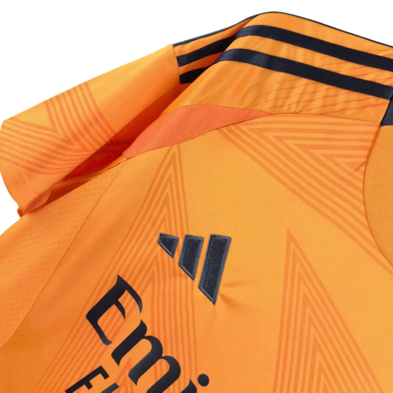 Camisa Real Madrid Away 24/25 Torcedor Masculina - Laranja