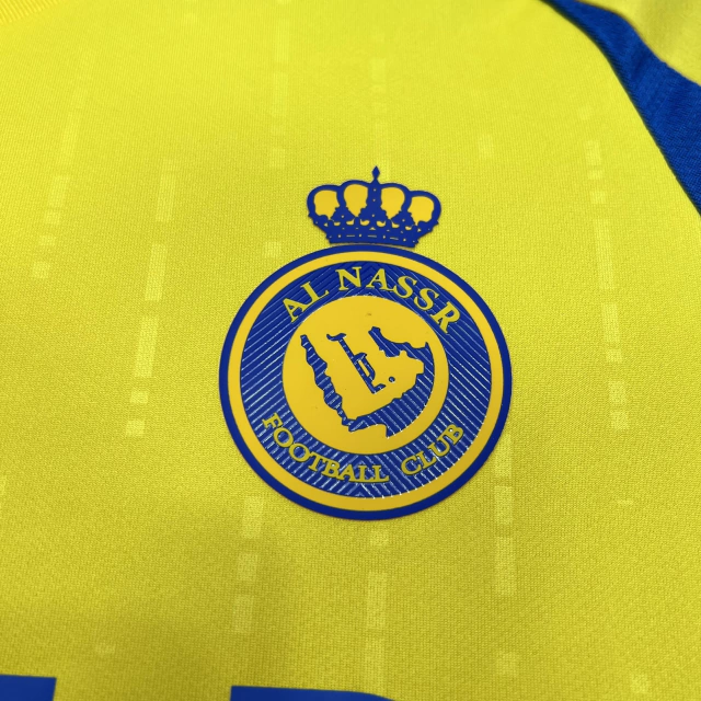 Camisa Al-Nassr Home 24/25 - Torcedor Masculina - PERSONALIZAÇÃO CR7