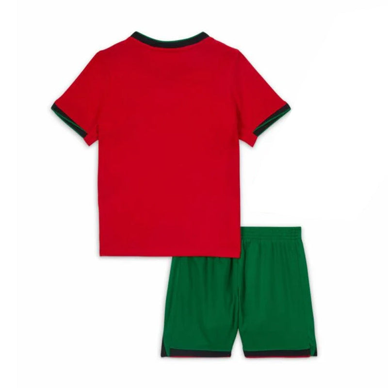 Kit Infantil Seleção Portugal Home 24/25 - Torcedor - Vermelho