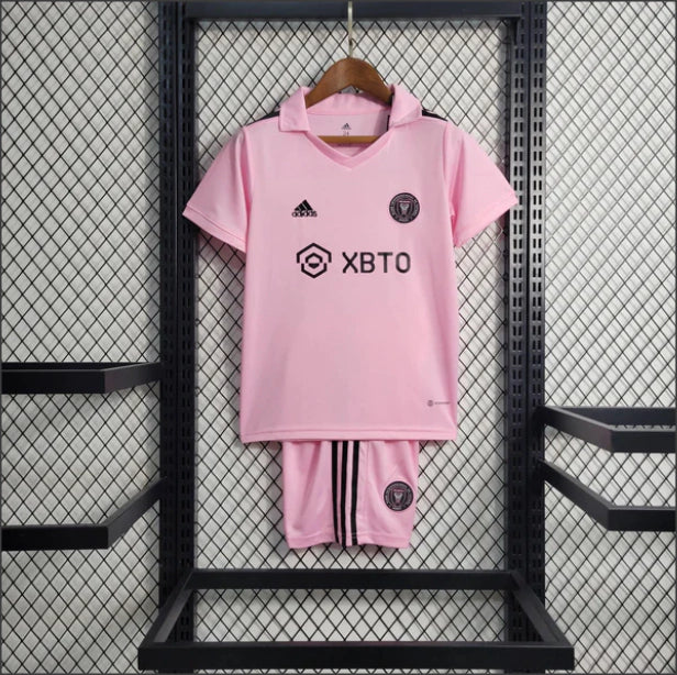 Kit Infantil Inter Miami Adidas 23/24 - Rosa