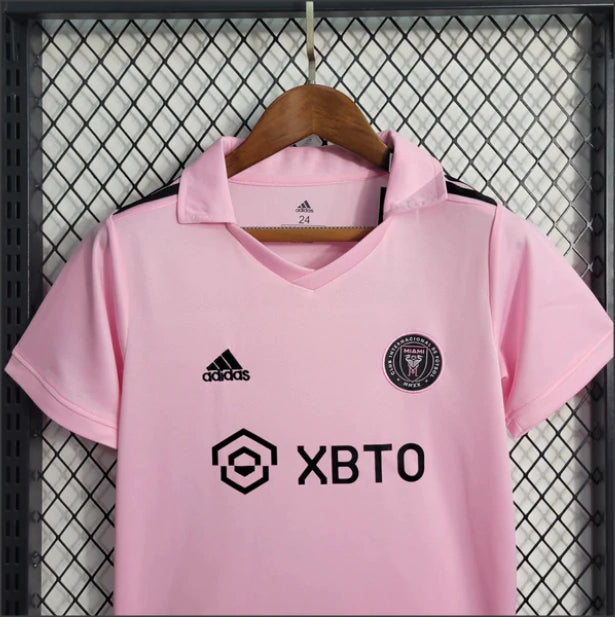 Kit Infantil Inter Miami Adidas 23/24 - Rosa